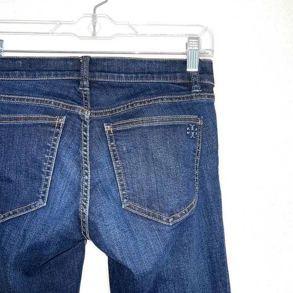 Tory Burch Dark Wash Low Rise Super Skinny Jeans 26 Women’s - Picture 8 of 15